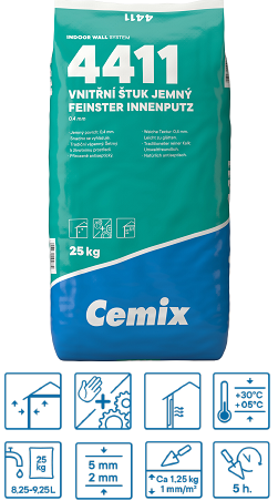 cemi 4411 vnitřní štuk jemný